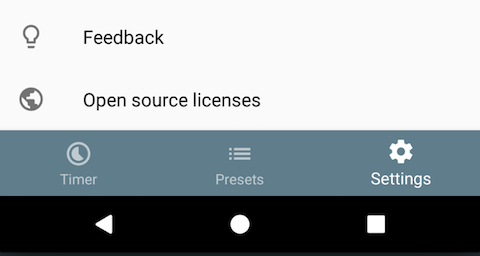 Feedback link to UserReport