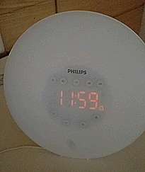 Switching alarm on/off causes the clock to move